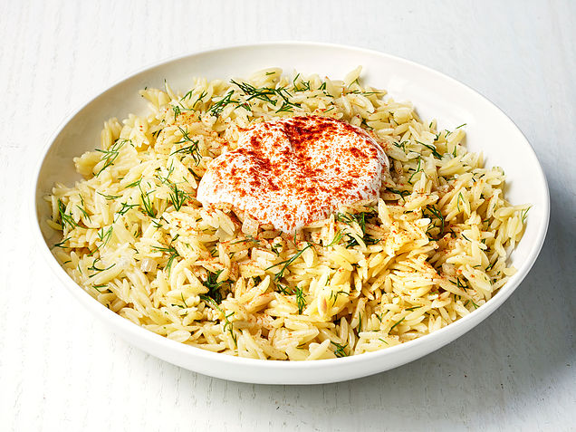 Cilantro Roasted Onion Rice Pilaf