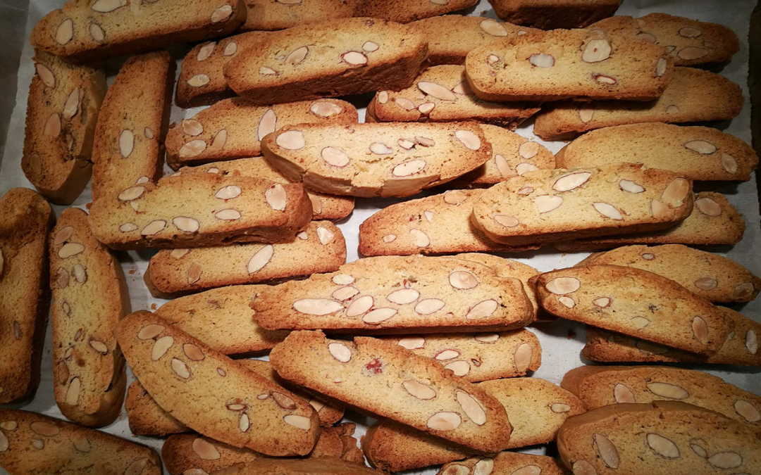 Lemon Argumato Olive Oil & Almond Biscotti