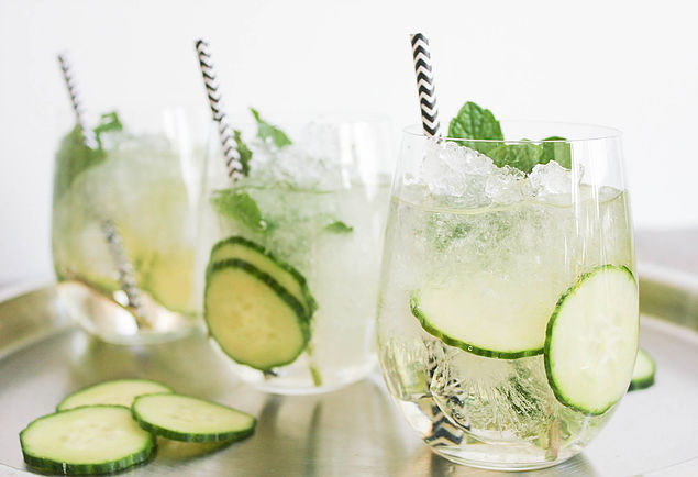 Cucumber Vodka EVOO Cocktail