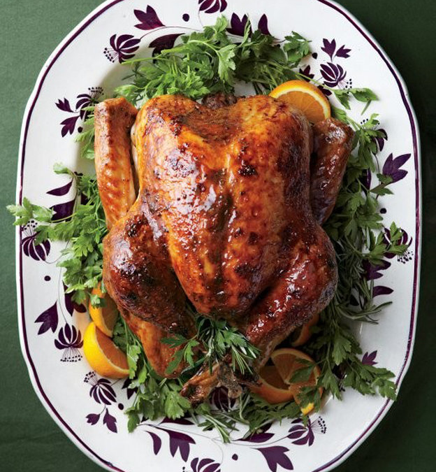 Juicy Turkey With Brown Sugar Glaze