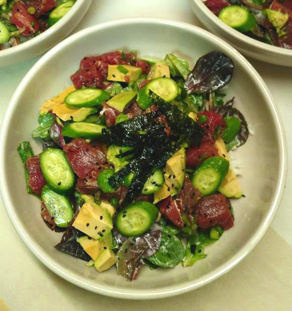Quinoa Ahi Tuna Poke Bowl With Baklouti