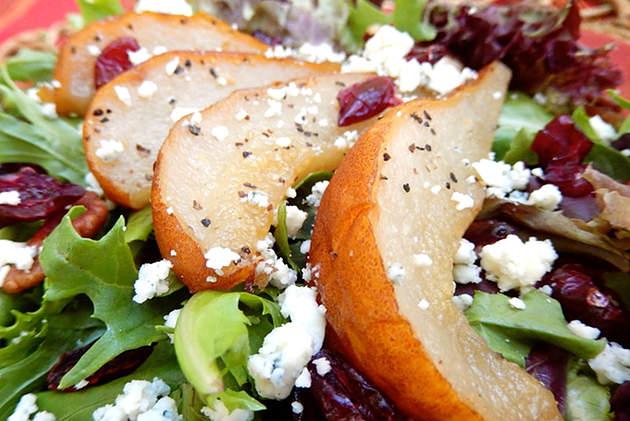 Roasted Pear Salad