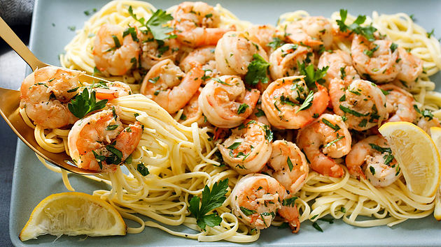 Shrimp Scampi with Lemon Olive Oil