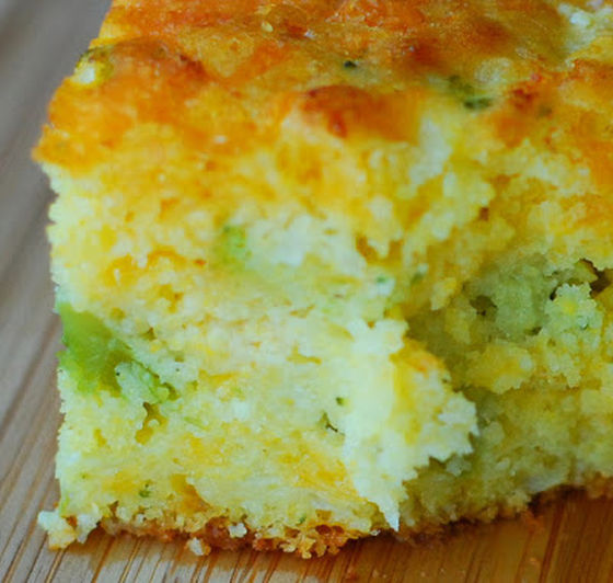 Spicy Green Chili Cornbread