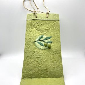Gift Bag Handcrafted "Double" Bella Vita bag only (colors & style may vary)
