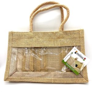 6 pk Mini Canvas Bella Vita Tote bag (bag only-color and style may vary)