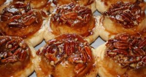Blood Orange Pecan Sticky Buns